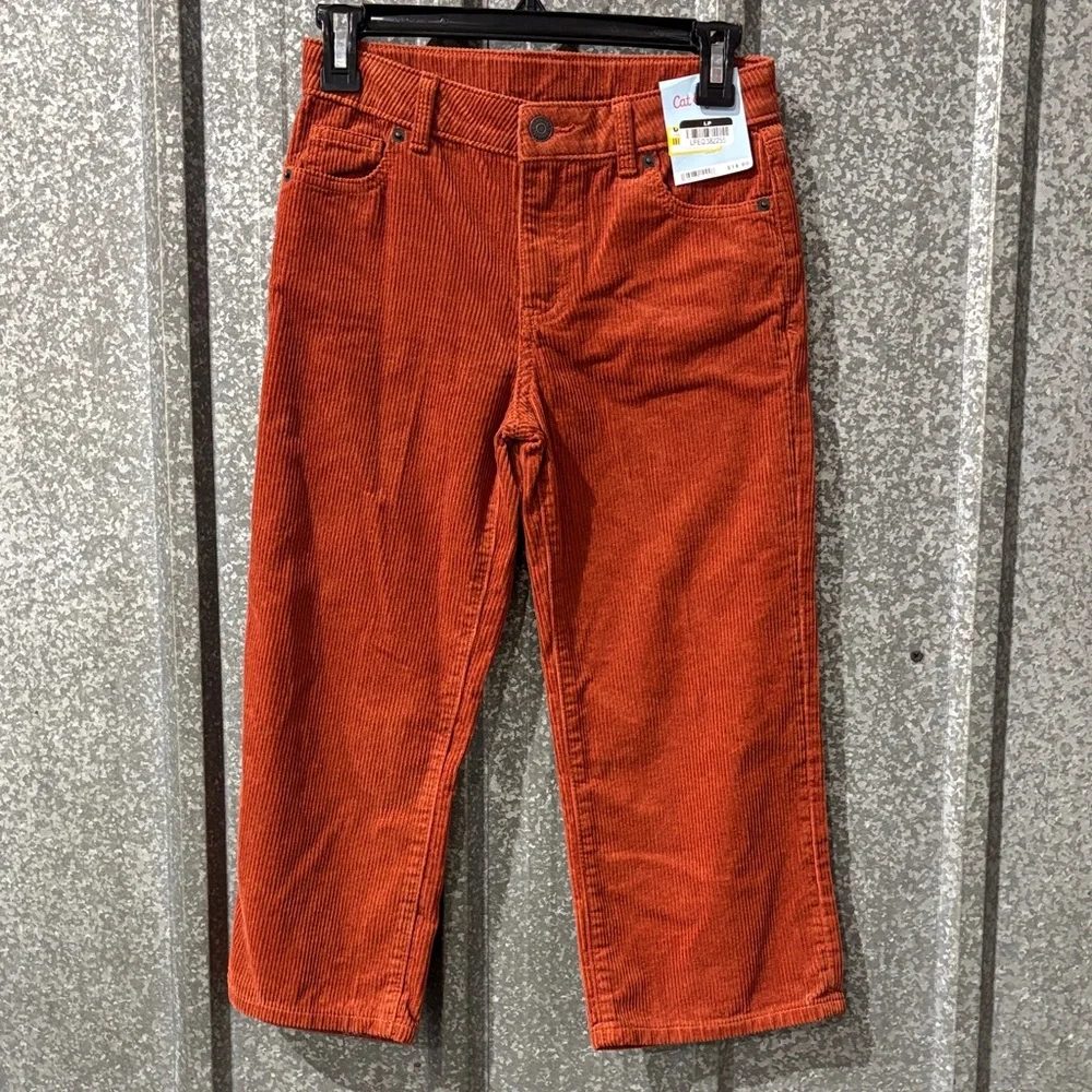 Cat & Jack Rust Corduroy Kids Pants - Picture 1 of 1